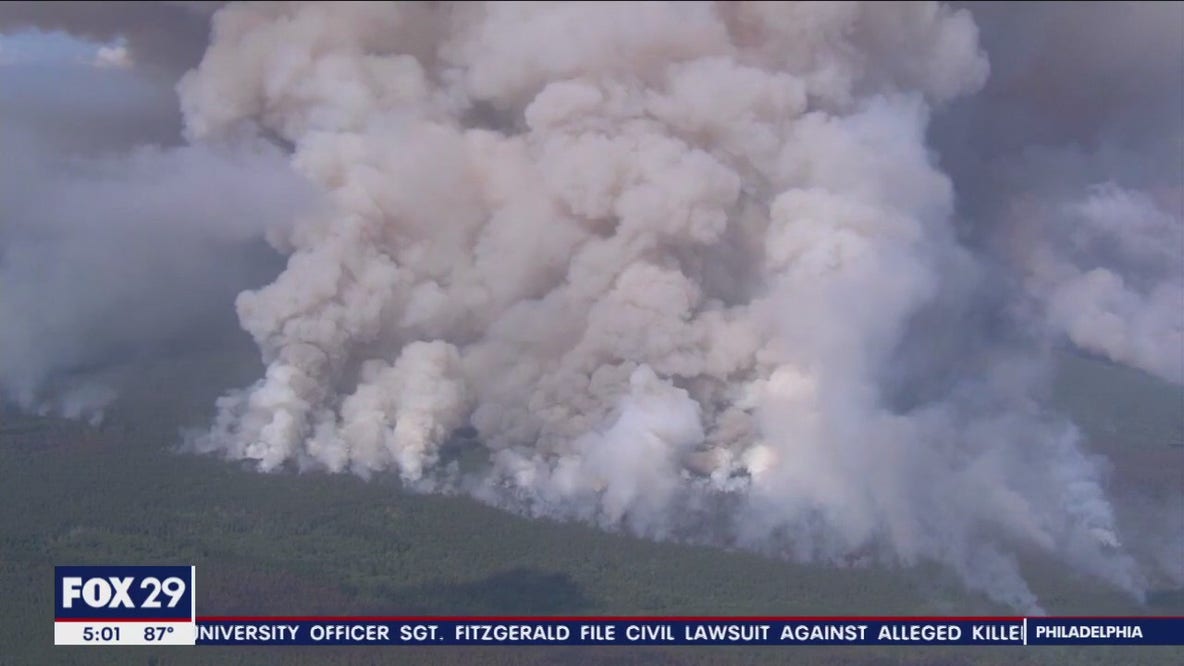 Bass River State Forest fire: Uncontained wildfire torches thousands of acres in Burlington County